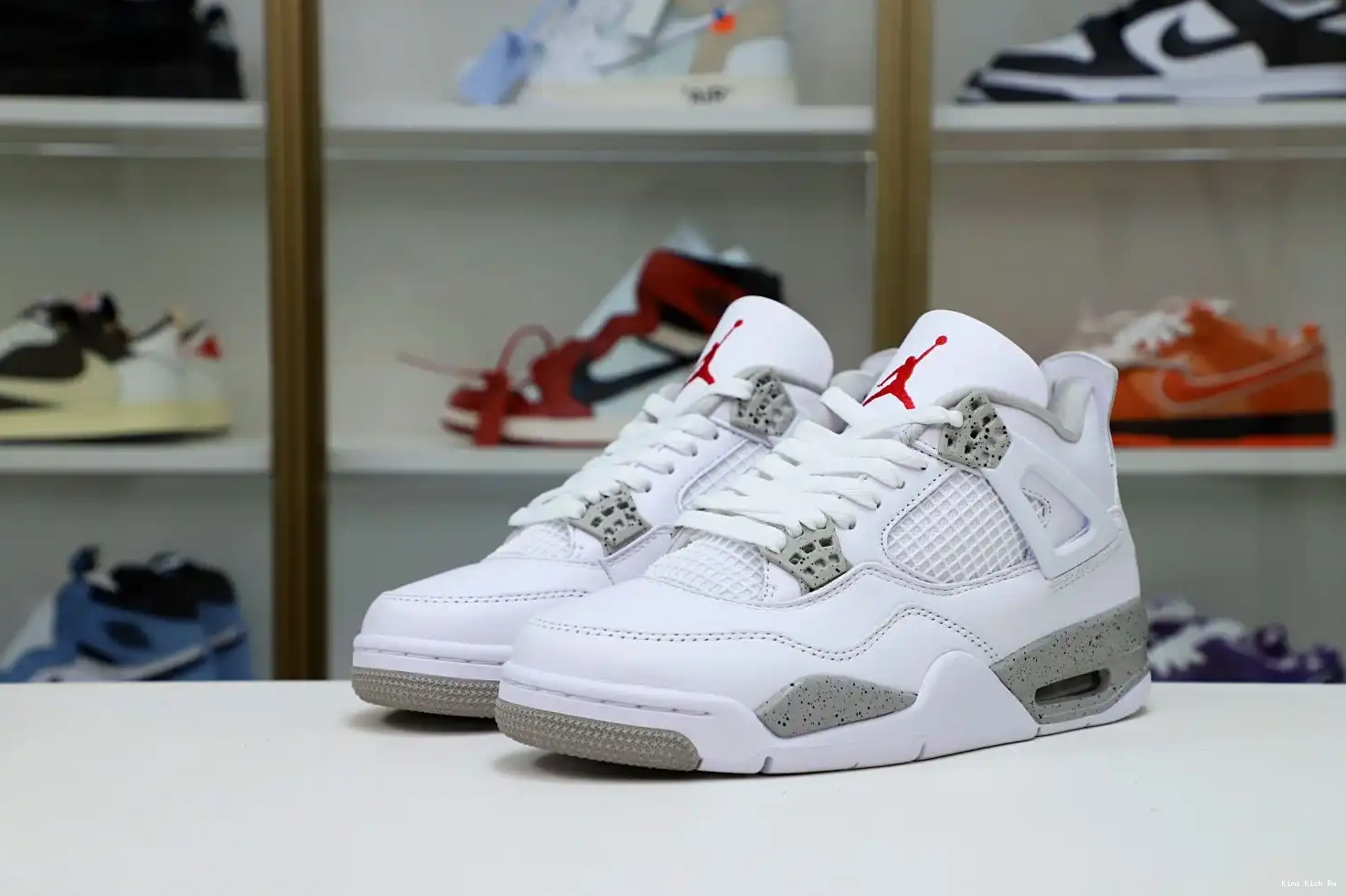 RETRO Kimikick 4 'WHITE OREO' JORDAN AIR 0811